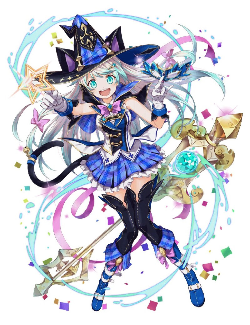 エレガント魔法使い イラスト かわいい 動物ゾーン