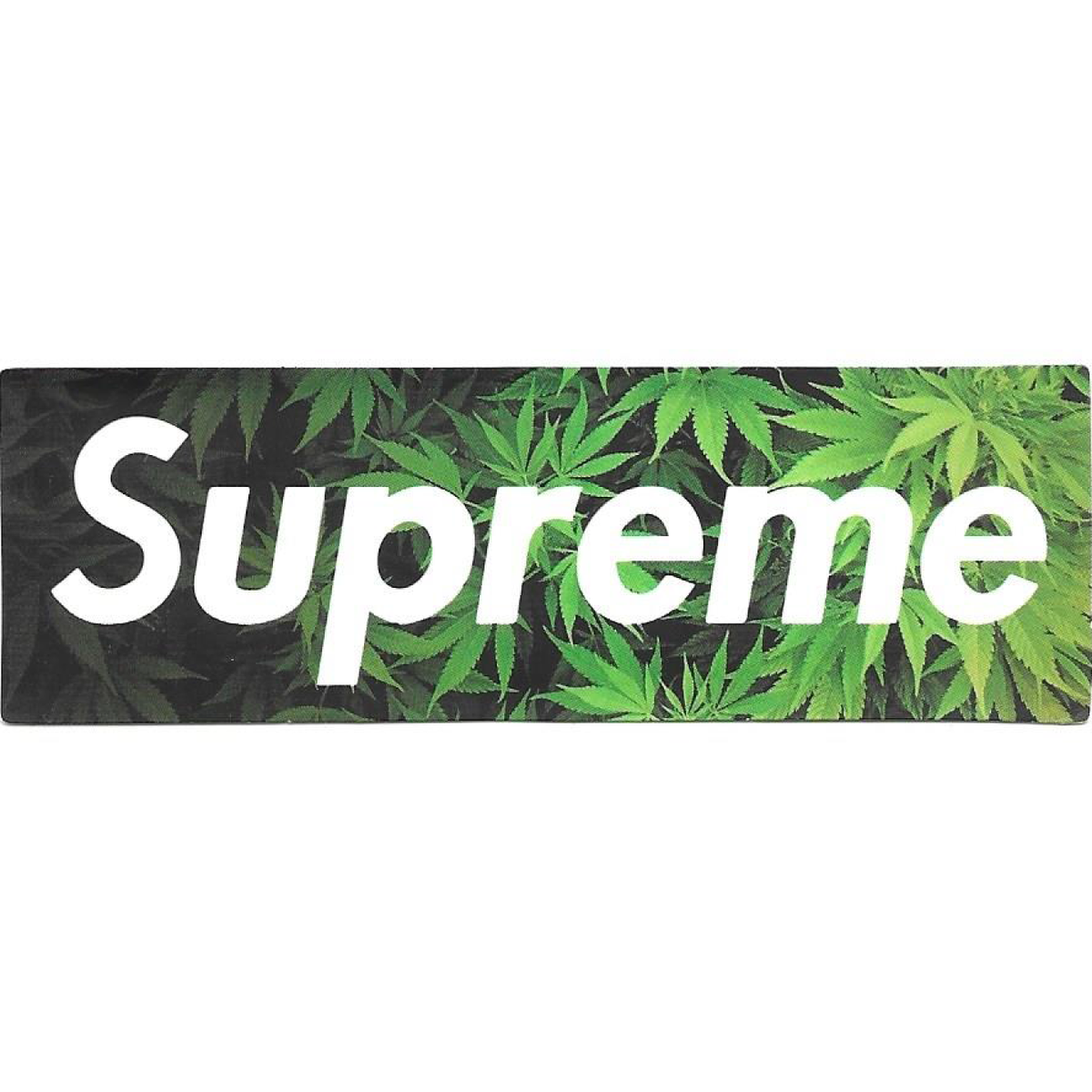 You have come to the right place! Supreme Logo Weed Sticker Haven Skate Shop