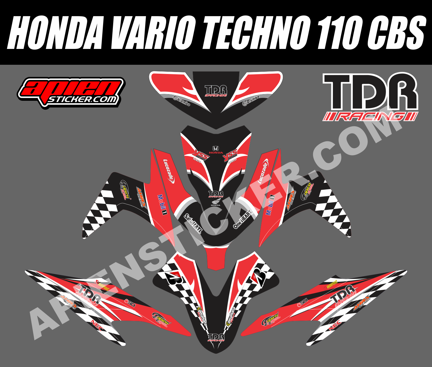 Modifikasi Striping Vario 110 Cw Galeri Motor Vario