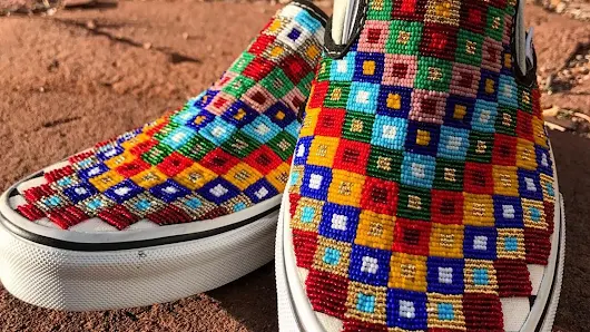Meet the Native American Artist Whose Hand-Beaded Skate Shoes Have Become a Sensation