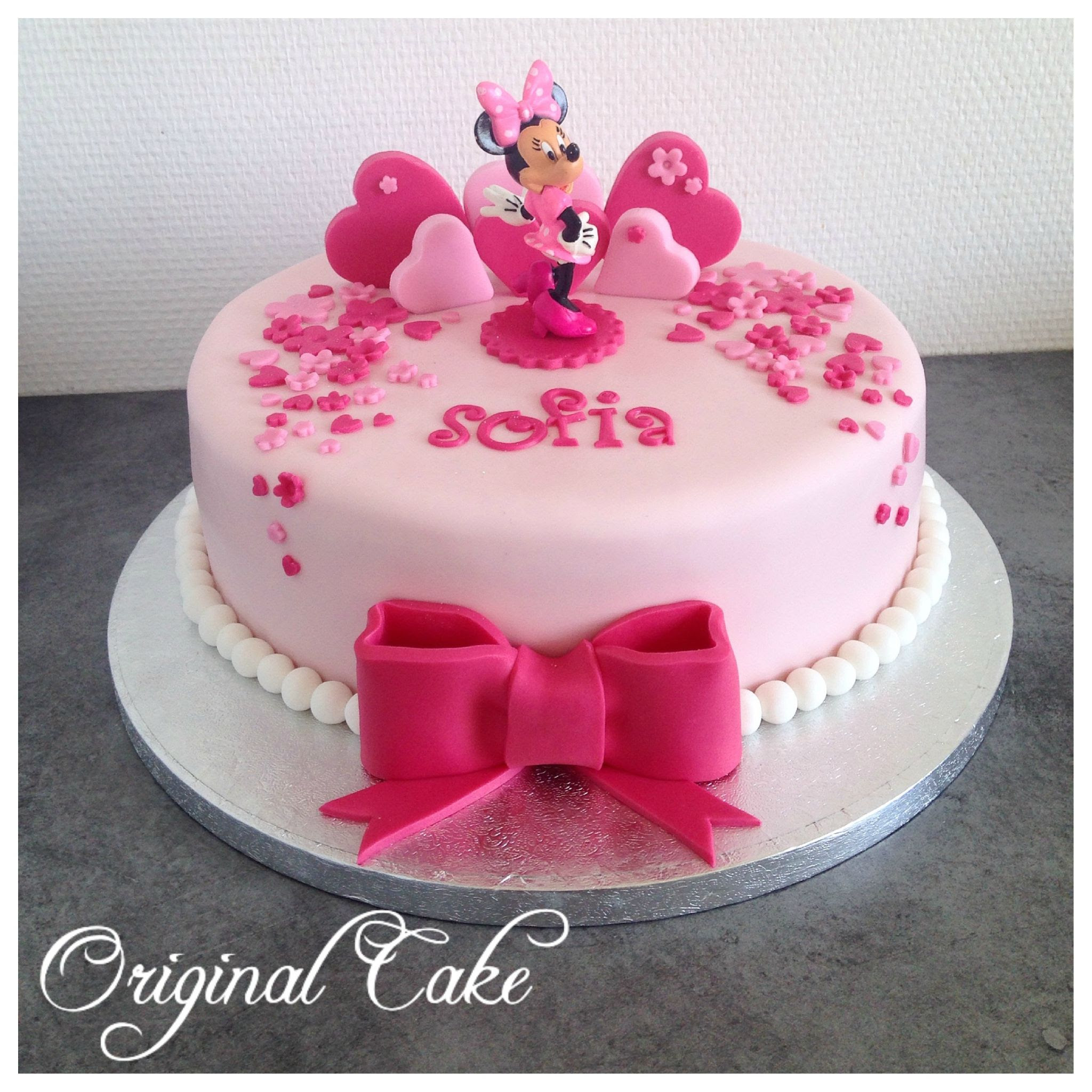 Gateau Anniversaire Fille Minnie Rosio