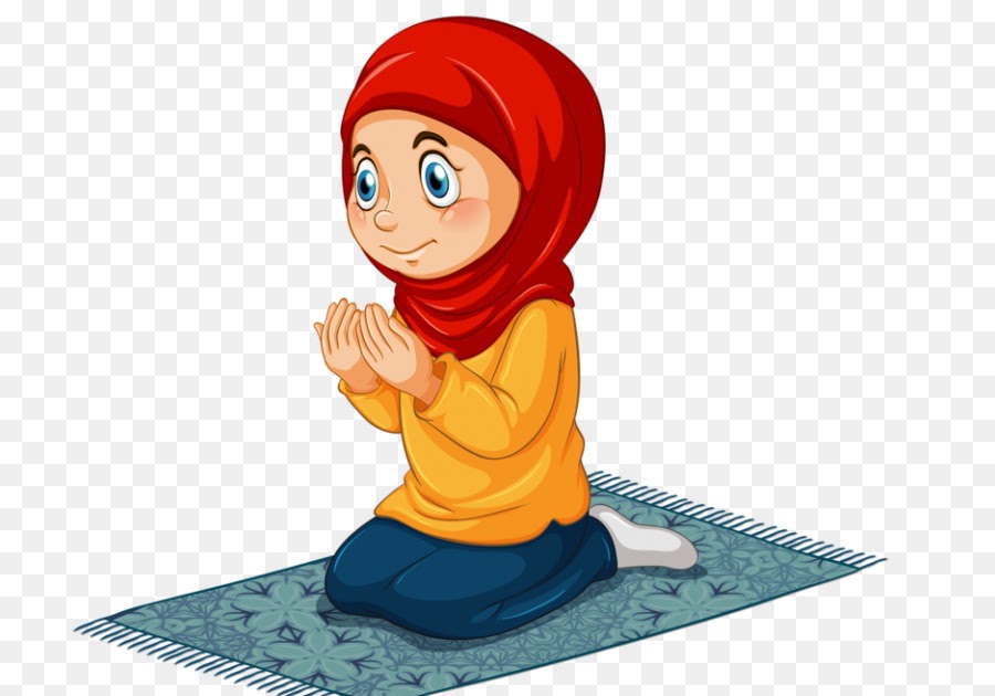 Gambar Animasi  Orang Berdoa  Islam 