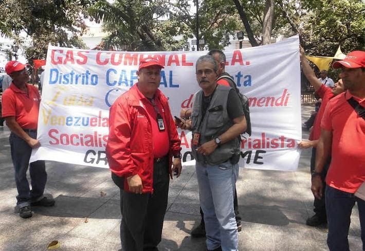 Trabajadores de Pdvsa Gas Comunal entregaron sus firmas