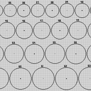 Minecraft Large Circle Chart