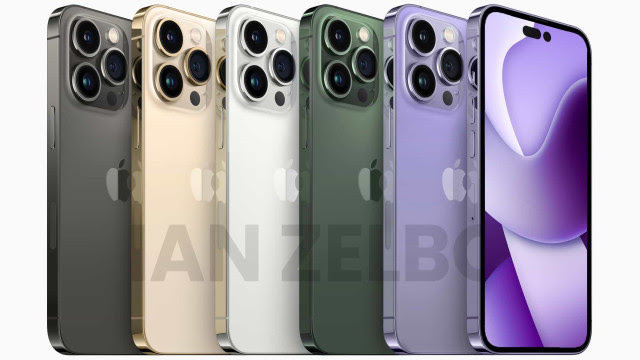 Imagens revelam as cores dos novos iPhones