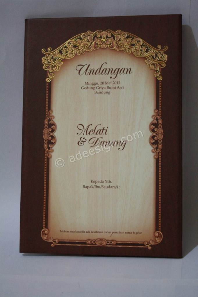 Contoh Cover Undangan Khitanan - Contoh Isi Undangan