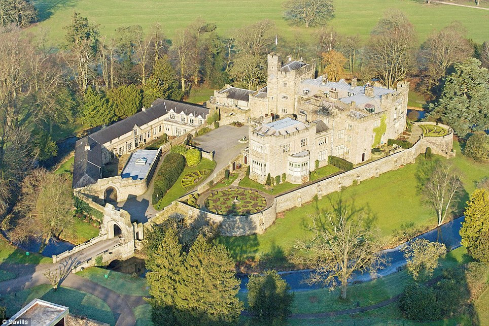 Spectacular: The 14th century Thurland Castle has been converted into a number of luxury apartments. The three bedroom Cromwell Wing is yours for £1.1 million