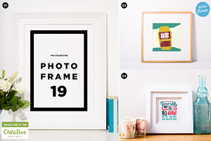 Photo frame mockup collection