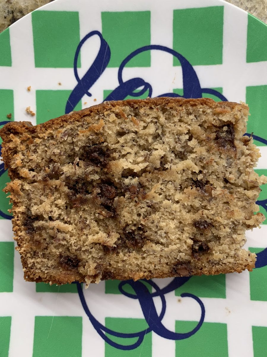 Moist and delicious banana bread recipe. The Best Chocolate Chip Banana Bread The Sarcastic Blonde
