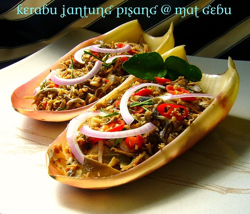 Resepi Cara Buat KERABU JANTUNG PISANG Sedap ~ ScaniaZ