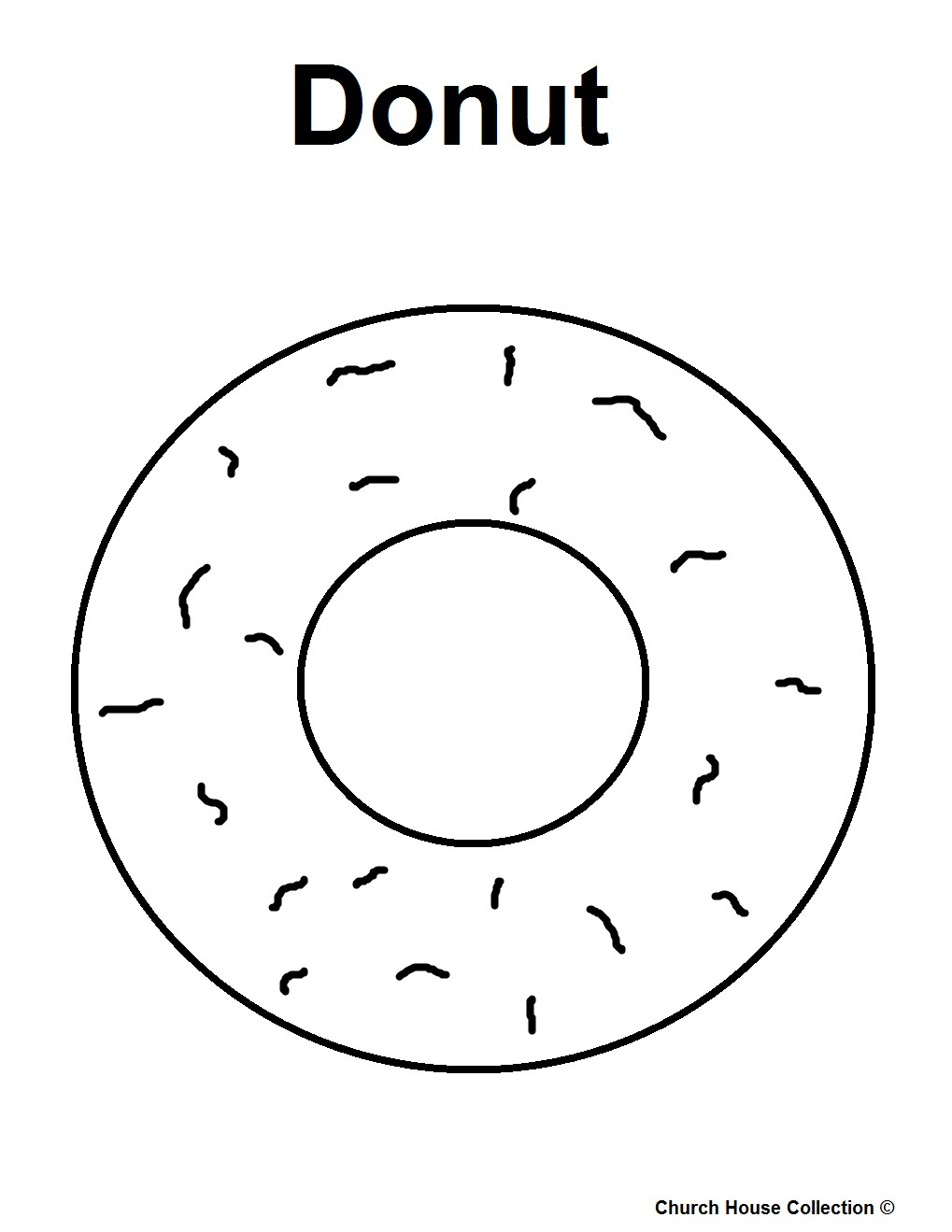 Gambar  Mewarnai Donat