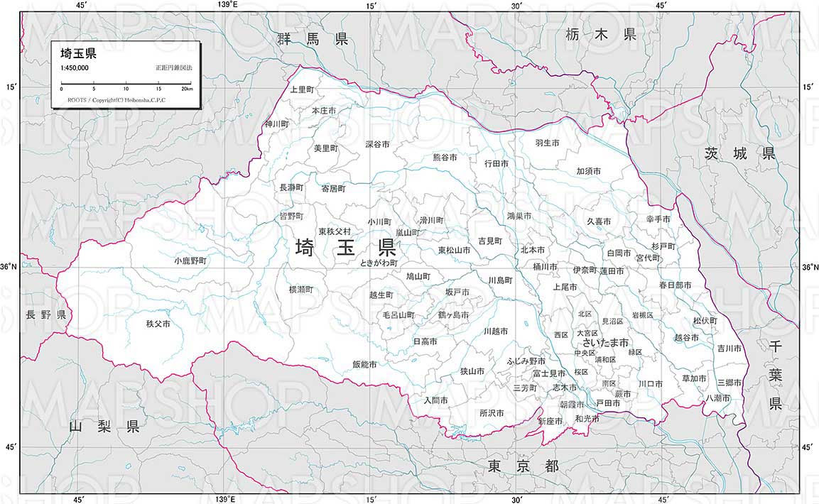 心に強く訴える埼玉 県 地図 フリー かわいいディズニー画像