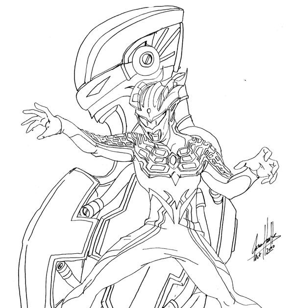 Mewarnai Gambar Ultraman Zero O Warna Mewarnai Gambar Ultraman Zero O Warna
