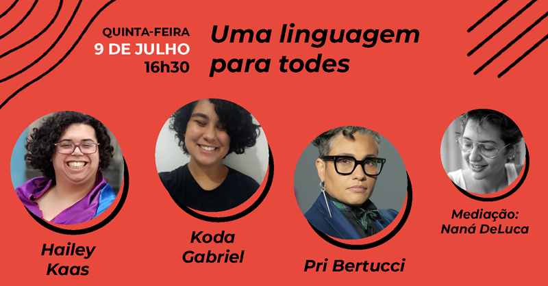 #FLIPOP2020: Uma linguagem para todes QUINTA-FEIRA, 9 DE JULHO, 16h30