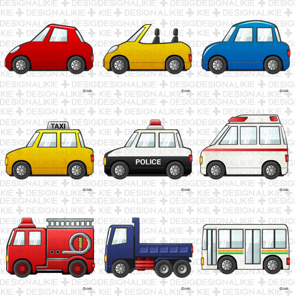 かわいいディズニー画像 上パトカー 消防 車 イラスト