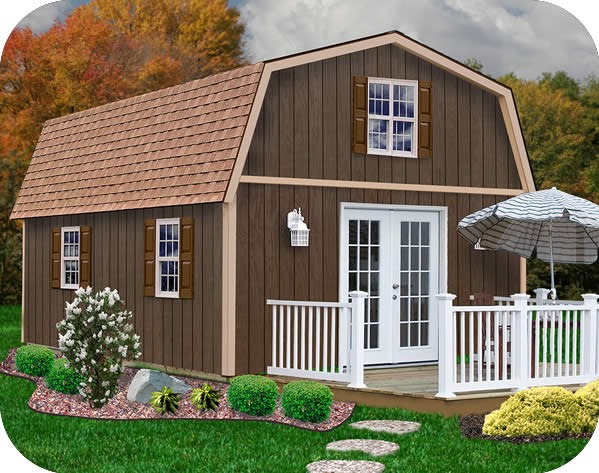 Nyi Imas: Wood storage sheds kits