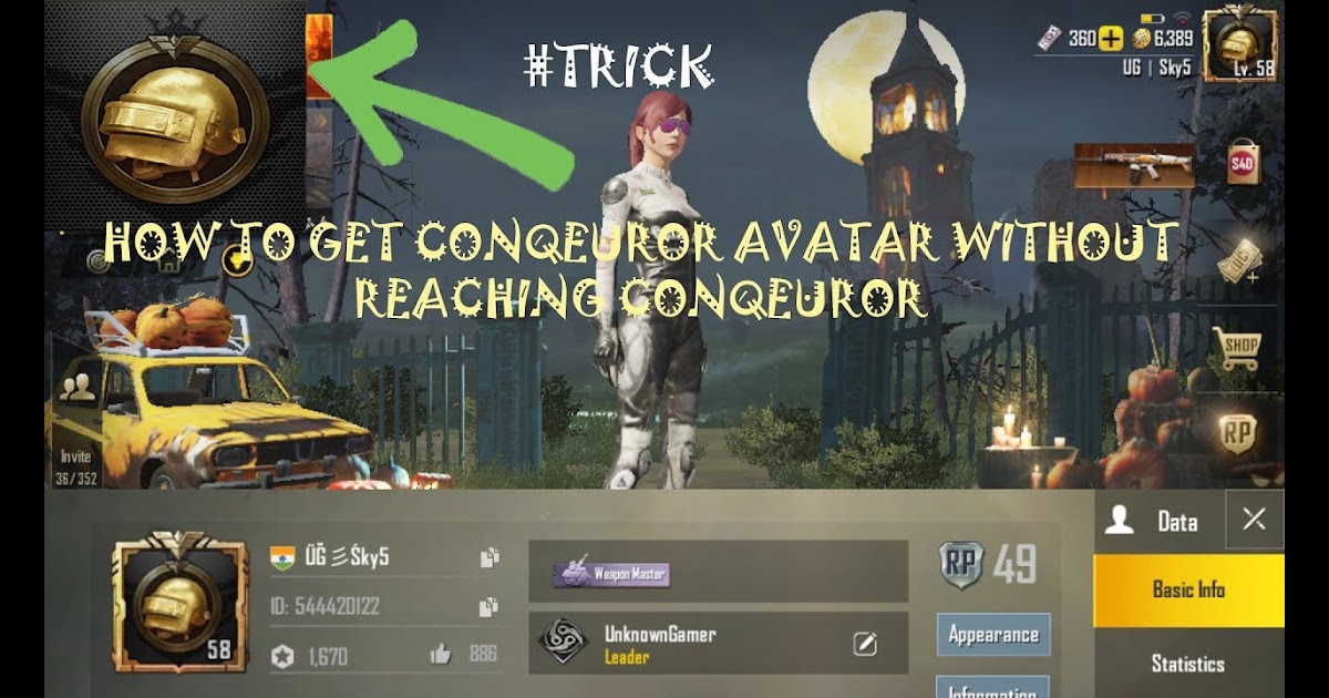 Pubg Conqueror Avatar Hd | Hack K Giat Pubg Mobile - 