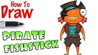 subscribe cool kids art how to draw pirate fishstick fortnite - how to draw fortnite skins cool kids art