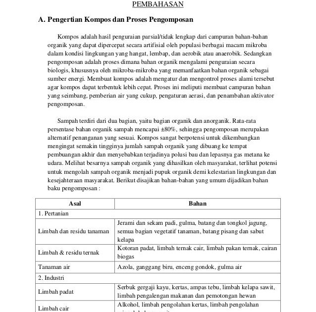 Contoh Makalah  Pengomposan Ternak Berkas Makalah 