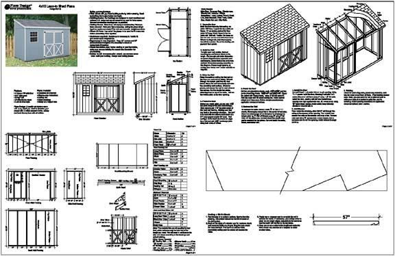 Free Lean To Style Shed Plans