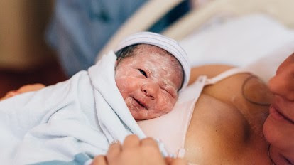 Newborn Baby First Bath At Hospital - newborn baby