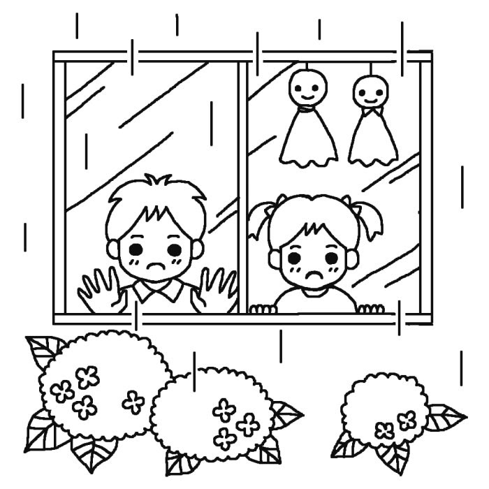 驚くばかり6月 イラスト 塗り絵 無料 最高のカラーリングのアイデア