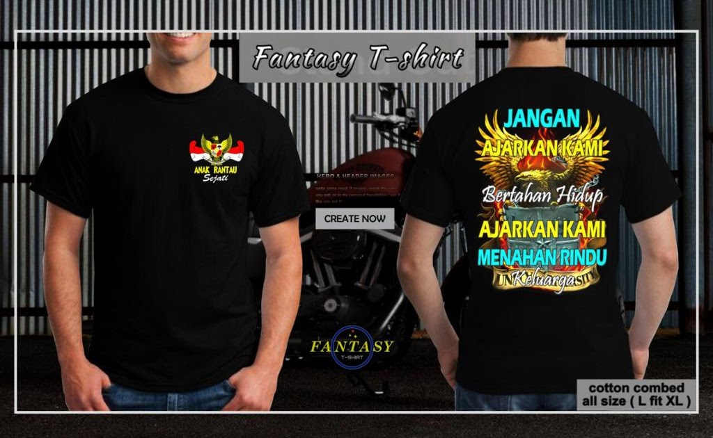 Desain Kaos Anak Rantau Desain Kaos Menarik