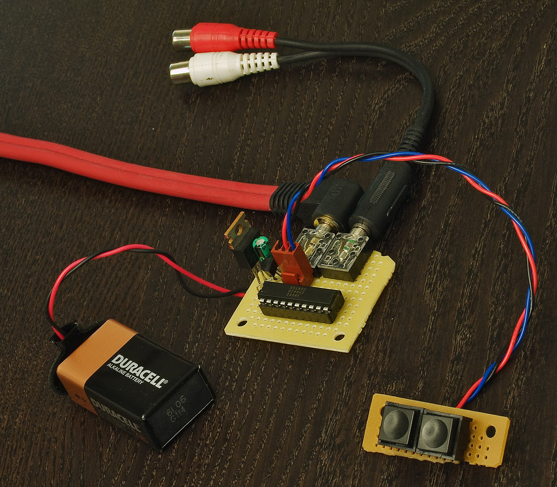 I understand that the center lug is the wiper and outpit should go there and that the other two lugs are for the input and a ground. Ds1802 Stereo Digital Volume Control