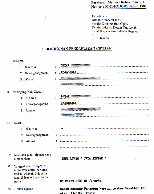 Contoh Formulir Pendaftaran Kursus - Contoh Soal2