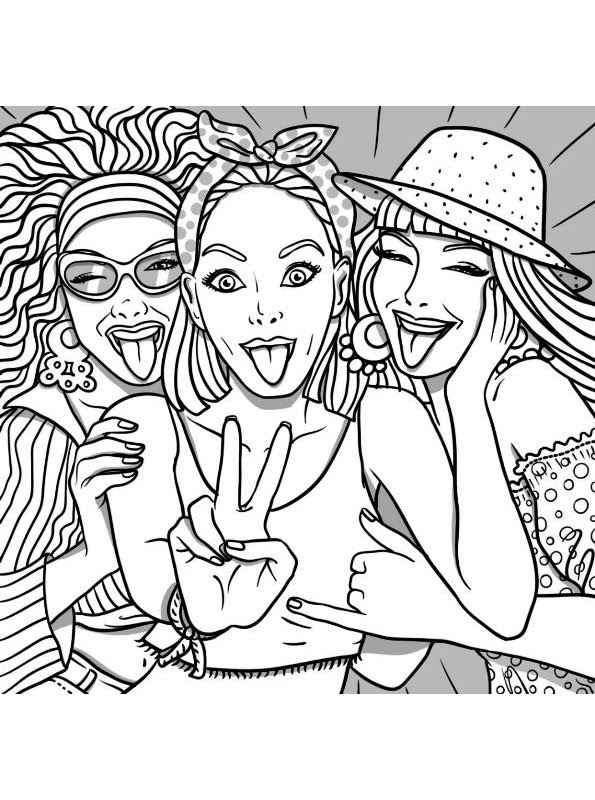 Friendship coloring pages to download and print for free. Kids N Fun Com Coloring Page Bff Bff