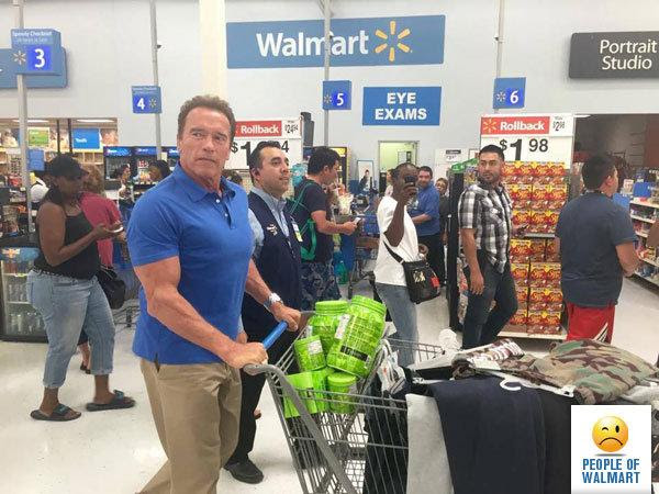 Arnold in Walmart