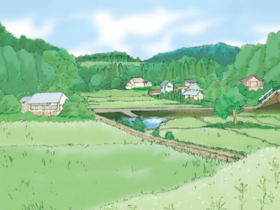 懐かしい 田舎 風景 イラスト の最高のコレクション 日本のイラスト