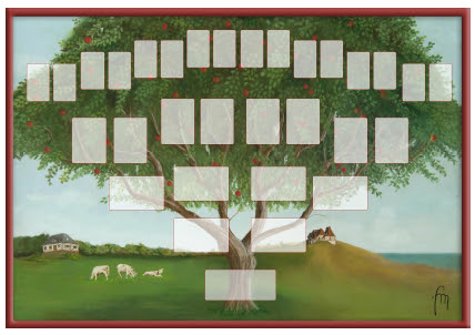 Tutoriel pour imprimer un arbre généalogique au format image sur plusieurs feuille a4. Empreinte Genealogique
