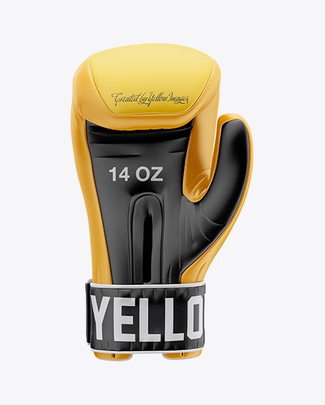 Download Boxing Glove PSD Mockup Back View