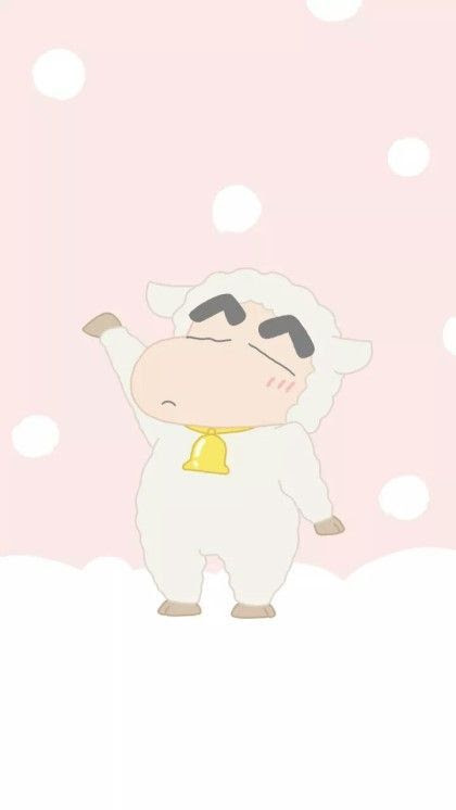 印刷 パステル 壁紙 かわいい クレヨンしんちゃん イラスト 6565