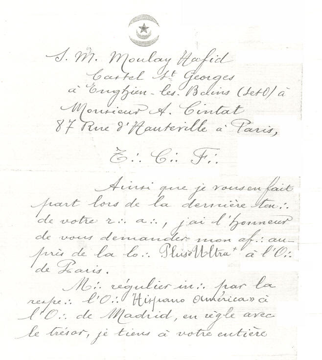 Savesave lettre de motivation for later. Ahmed Rami Maroc Moulay Hafid Sultan Et Franc Macon Histoire Du Maroc Les Alaouites La Monarchie Pourrie La Corroption