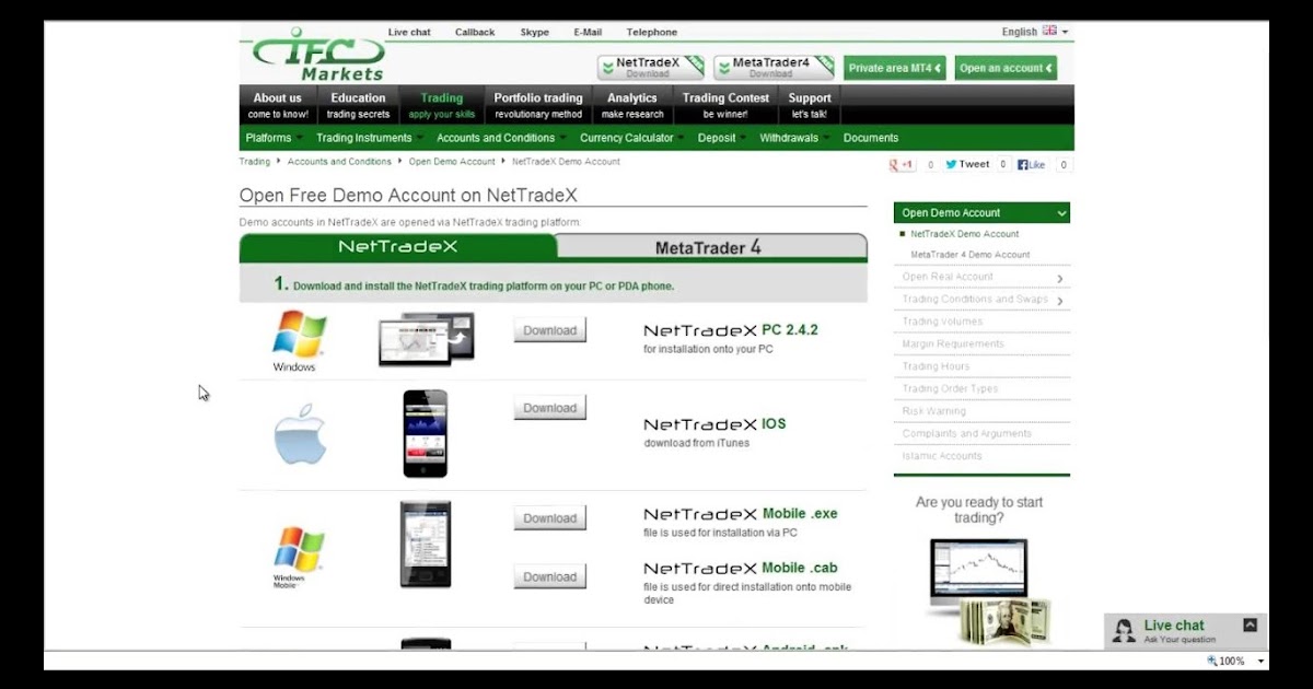 forex trading demo software download