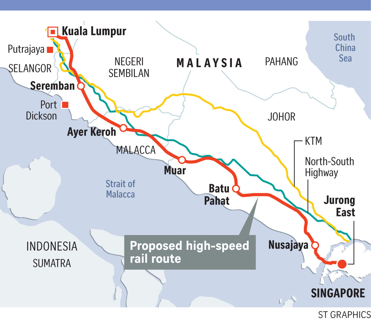 In particular, differences over the choice of one of the external contractors pushed singapore to scrap the project, forcing malaysia to deal with the need for compensation. Malaysia Singapore Sign High Speed Rail Deal News Of Asia