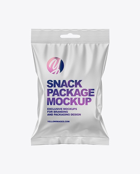 Download Rice Packaging Mockup - Matte Snack Package Mockup In Bag Sack Mockups On Yellow Images