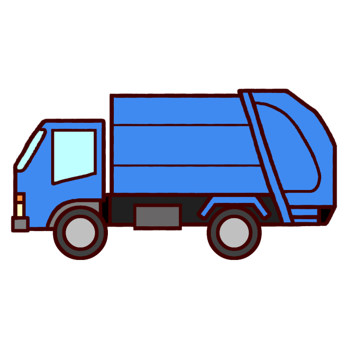 すべての動物の画像 ベスト50 ゴミ 収集 車 イラスト