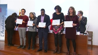 Alguns dels projectes premiats a La Marató 2017, dedicada a les malalties infeccioses