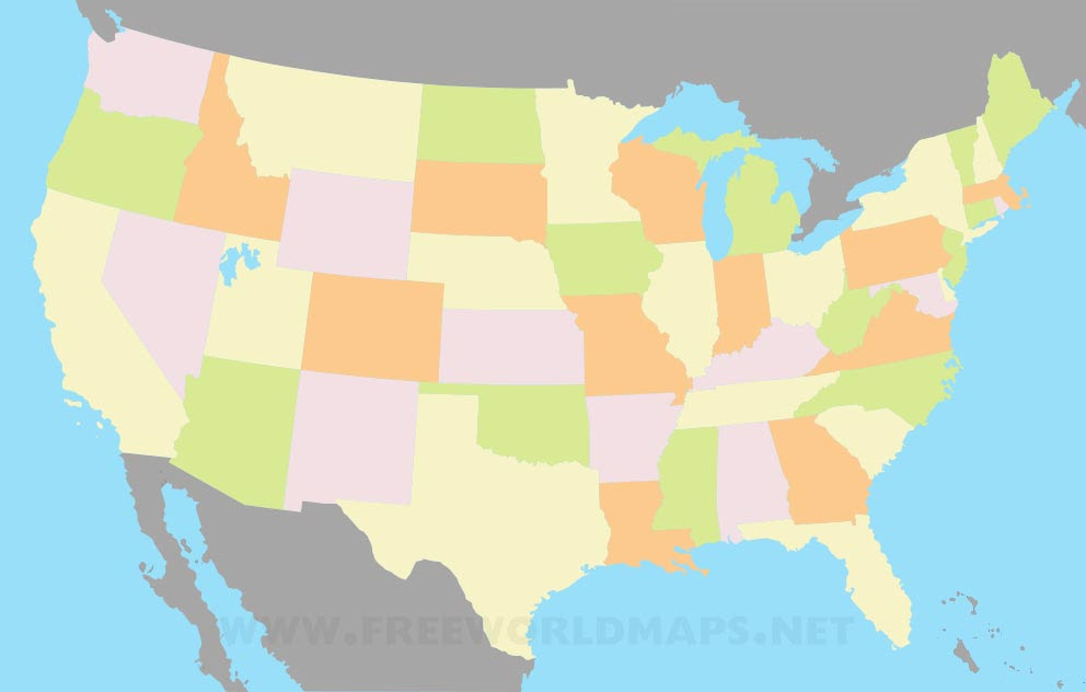Fill In Blank Blank Us Map Pdf