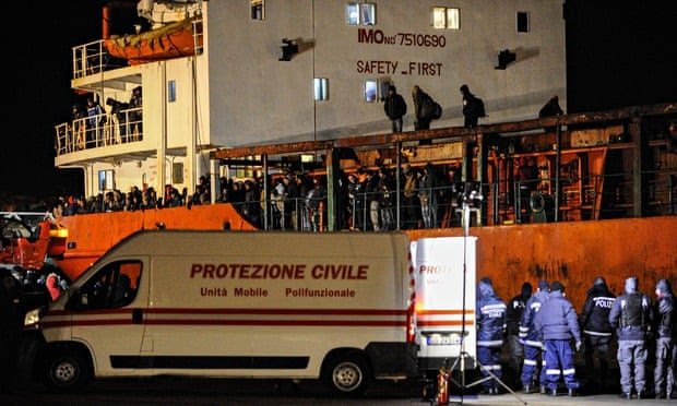 Italy migrants Blue Sky M