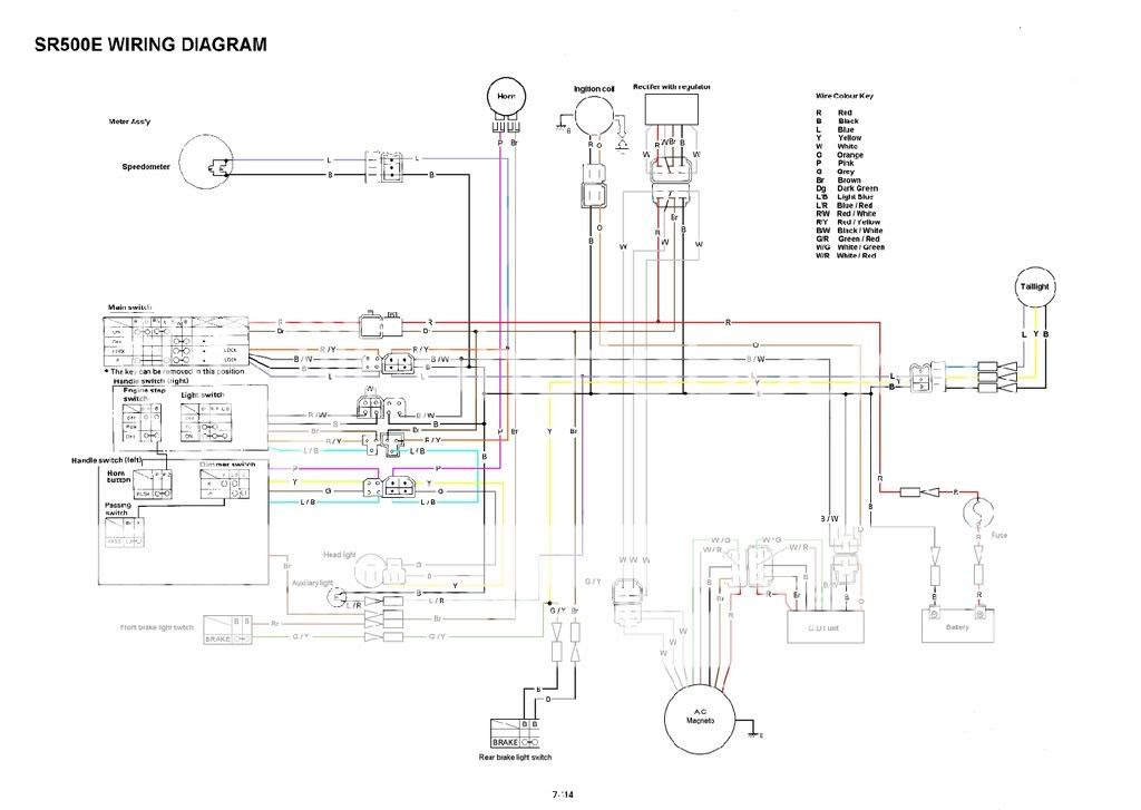 Wiring Diagram Yamaha Sr 500 - Wiring Diagram Schemas