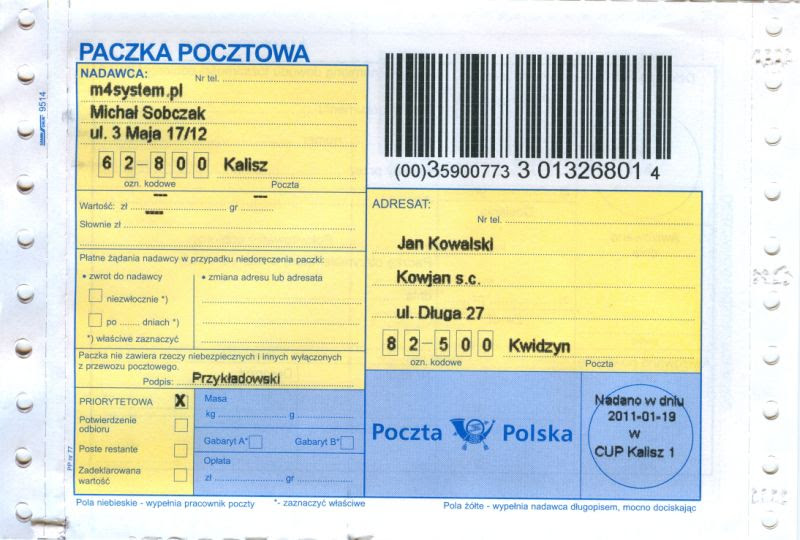 Poczta Polska Druk Polecony - Pełnomocnictwo - jak to działa? - Jak
