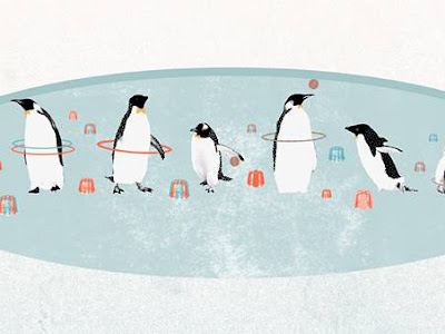 かわいい動物画像 おしゃれ 壁紙 ペンギン イラスト