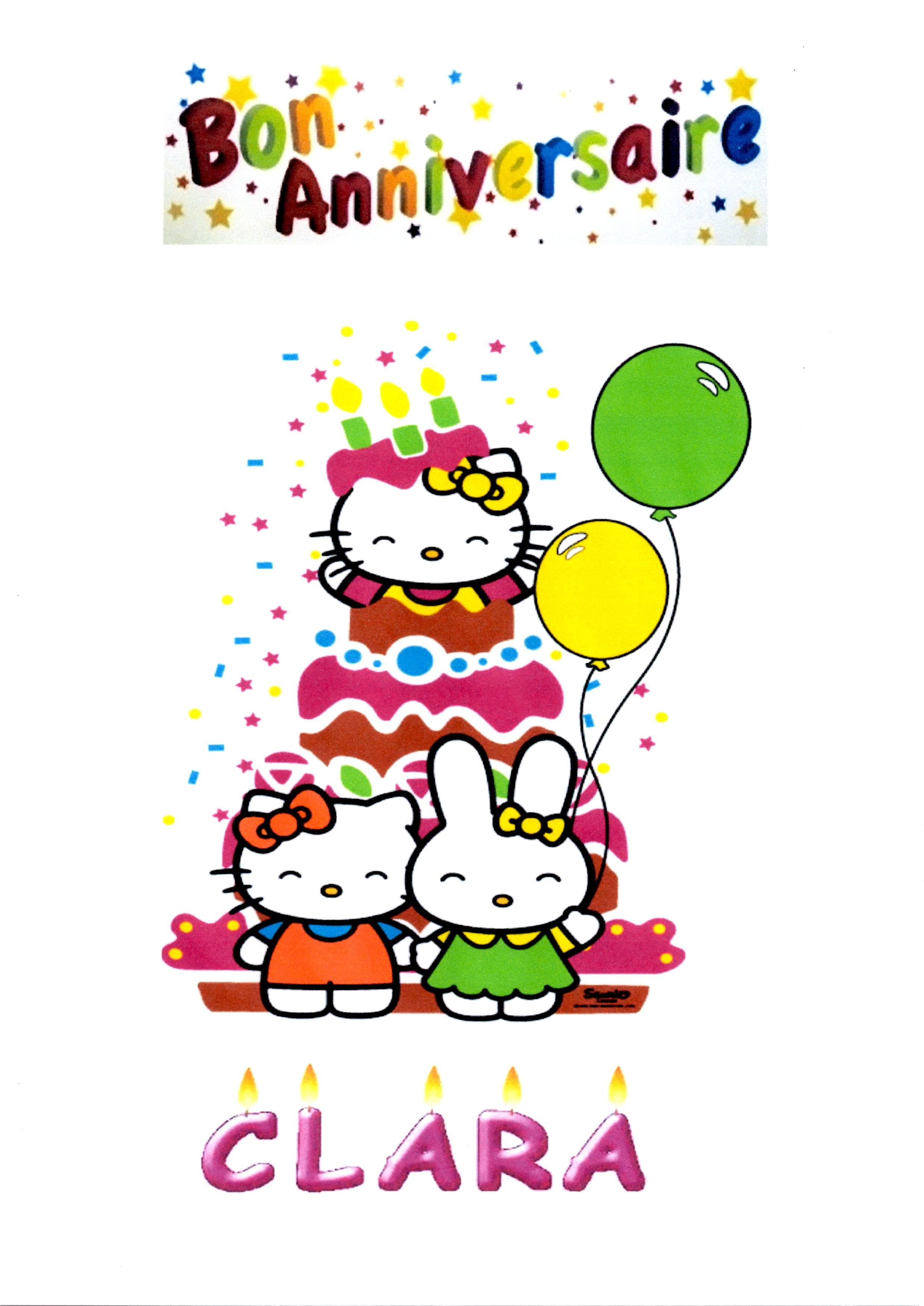 Carte Bon Anniversaire Clara Crysta Yoshie