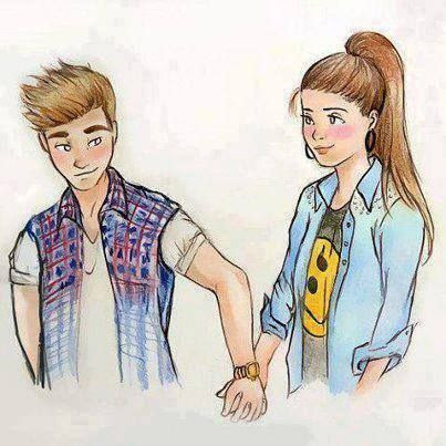 Cute Drawings Boy And Girl