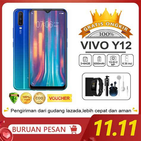 Harga Hp Vivo Y12i Warna Biru