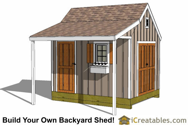 12x16 Victorian Shed Plans